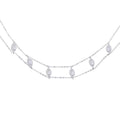 Dancing diamonds choker